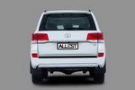 Защита задняя (ОВАЛ) D 75х42 для Toyota Land Cruiser 200