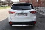 Защита задняя (ОВАЛ) D 75х42 для Toyota Highlander