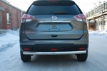 Защита задняя ОВАЛ D 75x42 для Nissan X-Trail