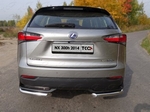 Защита задняя уголки (d=60,3 мм) для Lexus NX300h