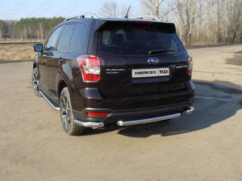 Защита задняя уголки (d=60,3 мм) для Subaru Forester - ОбвесКарРу VIN: SUBFOR13-17. 