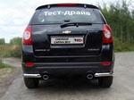 Защита задняя уголки (d=60,3 мм) для Chevrolet Captiva