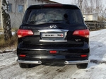 Защита задняя уголки (d=76,1 мм) для Infiniti QX56