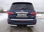 Защита задняя уголки (d=76,1 мм) для Infiniti QX80