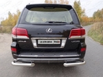 Защита задняя уголки (d=76,1 мм) для Lexus LX570 Sport