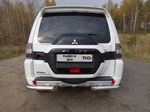 Защита задняя уголки (d=76,1 мм) для Mitsubishi Pajero