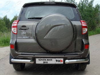Защита задняя уголки (d=76,1 мм) для Toyota RAV4 - ОбвесКарРу VIN: TOYRAV10-05. 