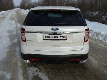 Защита задняя уголки (d=76,1 мм) для Ford Explorer - ОбвесКарРу VIN: FOREXPL12-14. 