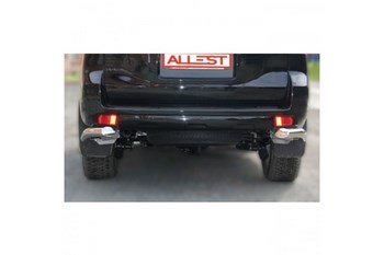 Защита задняя уголки D 76,1 для Mitsubishi Pajero Sport - ОбвесКарРу VIN: MITPAJSP-14.06. 