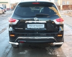 Защита задняя уголки D 76,1 для Nissan Pathfinder