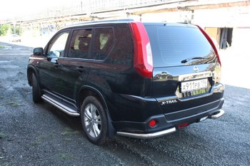Защита задняя уголок D 60,3 для Nissan X-Trail - ОбвесКарРу VIN: 7031 / XTR-11.03. 