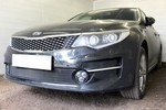 Защитная сетка радиатора ProtectGrille для KIA Optima (2015-н.в. Черная)