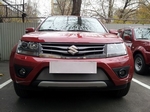 Защитная сетка радиатора ProtectGrille для Suzuki Grand Vitara (2012-2015 Хром)