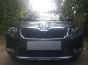 Защитная сетка радиатора ProtectGrille для Skoda Yeti City (2014-2015 Черная) - ОбвесКарРу VIN: SKYTCIT.black. 