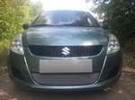 Защитная сетка радиатора ProtectGrille для Suzuki Swift (2011-2013 Хром)