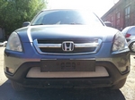 Защитная сетка радиатора ProtectGrille для Honda CR-V II (2003-2006 Хром)