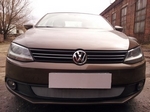 Защитная сетка радиатора ProtectGrille для Volkswagen Jetta VI (2010-2014 Хром)