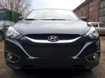 Защитная сетка радиатора ProtectGrille для Hyundai IX35 (2010-2015 Черная)
