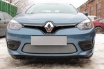 Защитная сетка радиатора ProtectGrille для Renault Fluence (2013-2015 Хром)