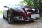 Защитная сетка радиатора ProtectGrille для Chevrolet Malibu (2012-н.в. Хром)