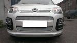 Защитная сетка радиатора ProtectGrille для Citroen C3 Picasso, 2 части (2013-2015 Хром)