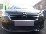 Защитная сетка радиатора ProtectGrille для Citroen C4 Sedan (2013-2015 Черная)