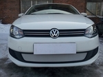 Защитная сетка радиатора ProtectGrille для Volkswagen Polo седан (2010-2015 Хром)