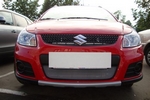 Защитная сетка радиатора ProtectGrille для Suzuki SX4 hb (2011-2015 рестайлинг Хром)