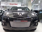 Защитная сетка радиатора ProtectGrille для Great Wall Hover H3 (2010-2015 Хром)