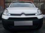 Защитная сетка радиатора ProtectGrille для Citroen Berlingo, 2 части (2013-2015 рестайлинг Черная)