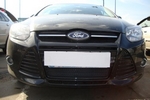 Защитная сетка радиатора ProtectGrille для Ford Focus III (2011-2015 Черная)