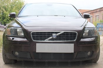 Защитная сетка радиатора ProtectGrille для Vovlo S40 (2003-2007 Черная) - ОбвесКарРу VIN: VS40.black. 