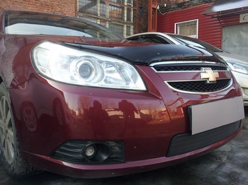 Защитная сетка радиатора ProtectGrille для Chevrolet Epica (2006-2012 Черная) - ОбвесКарРу VIN: CHEP.black. 