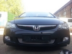 Защитная сетка радиатора ProtectGrille для Honda CIVIC 4D VIII (2006-2009 Хром)