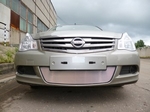 Защитная сетка радиатора ProtectGrille для Nissan Almera (2013-2015 Хром)