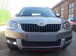 Защитная сетка радиатора ProtectGrille для Skoda Yeti Outdoor (2014-2015 Черная)