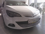 Защитная сетка радиатора ProtectGrille для Opel Astra J (2010-2012 Хром)