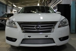 Защитная сетка радиатора ProtectGrille для Nissan Sentra (2014-2015 Хром)