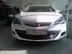 Защитная сетка радиатора ProtectGrille для Opel Astra J GTC (2012-2015 Черная)