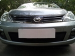 Защитная сетка радиатора ProtectGrille для Nissan Tiida (2010-2015 Черная)