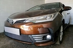 Защитная сетка радиатора ProtectGrille для Toyota Corolla (2016-н.в. Черная)