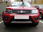 Защитная сетка радиатора ProtectGrille для Suzuki Grand Vitara (2012-2015 Черная)