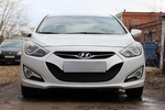 Защитная сетка радиатора ProtectGrille для Hyundai i40 (2012-2015 Черная)