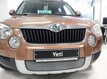 Защитная сетка радиатора ProtectGrille для Skoda Yeti (2009-2013 Хром)