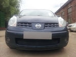 Защитная сетка радиатора ProtectGrille для Nissan Note (2005-2008 Черная)