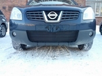 Защитная сетка радиатора ProtectGrille для Nissan Qashqai (2006-2010 Черная)