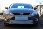 Защитная сетка радиатора ProtectGrille для Ford Mondeo IV (2012-2014 Хром)