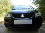 Защитная сетка радиатора ProtectGrille для Suzuki SX4 Sedan (2007-2011 Черная)