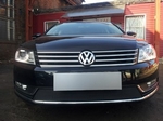 Защитная сетка радиатора ProtectGrille для Volkswagen Passat B7 (2010-2015 Черная)