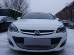 Защитная сетка радиатора ProtectGrille для Opel Astra J (2012-2015 Хром)